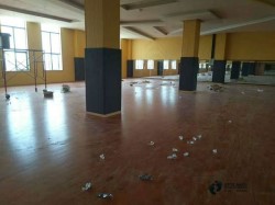 室內運動館木地板施工