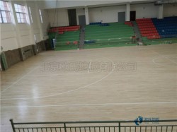 俄勒岡松舞臺場館地板施工步驟